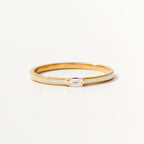 Birthstone Enamel Signet Ring
