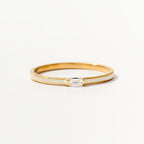 Birthstone Enamel Signet Ring