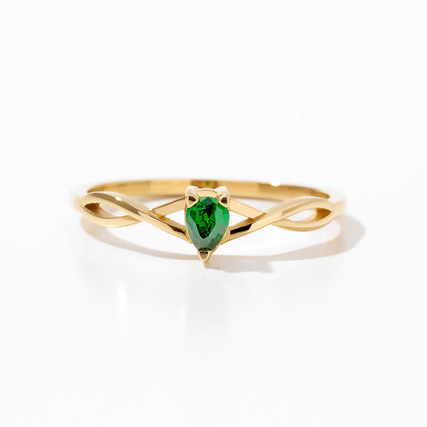 Ivy Birthstone Ring in 14k Solid Gold