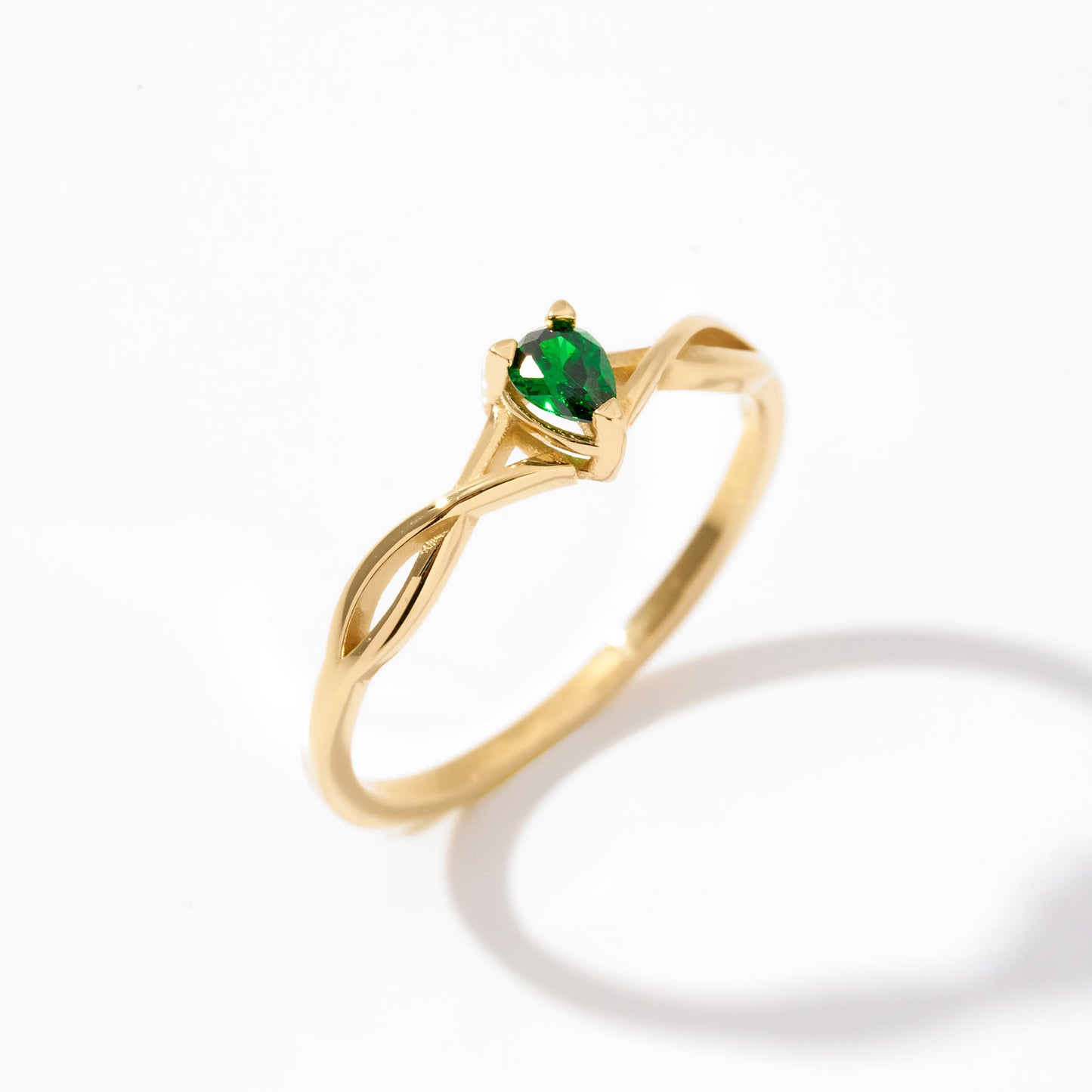 Ivy Birthstone Ring in 14k Solid Gold