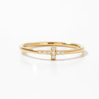 Diamond Cross Ring