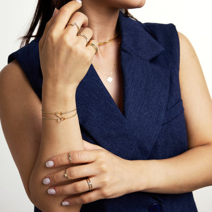 Lightning Ring - Zig Zag Stacking Ring