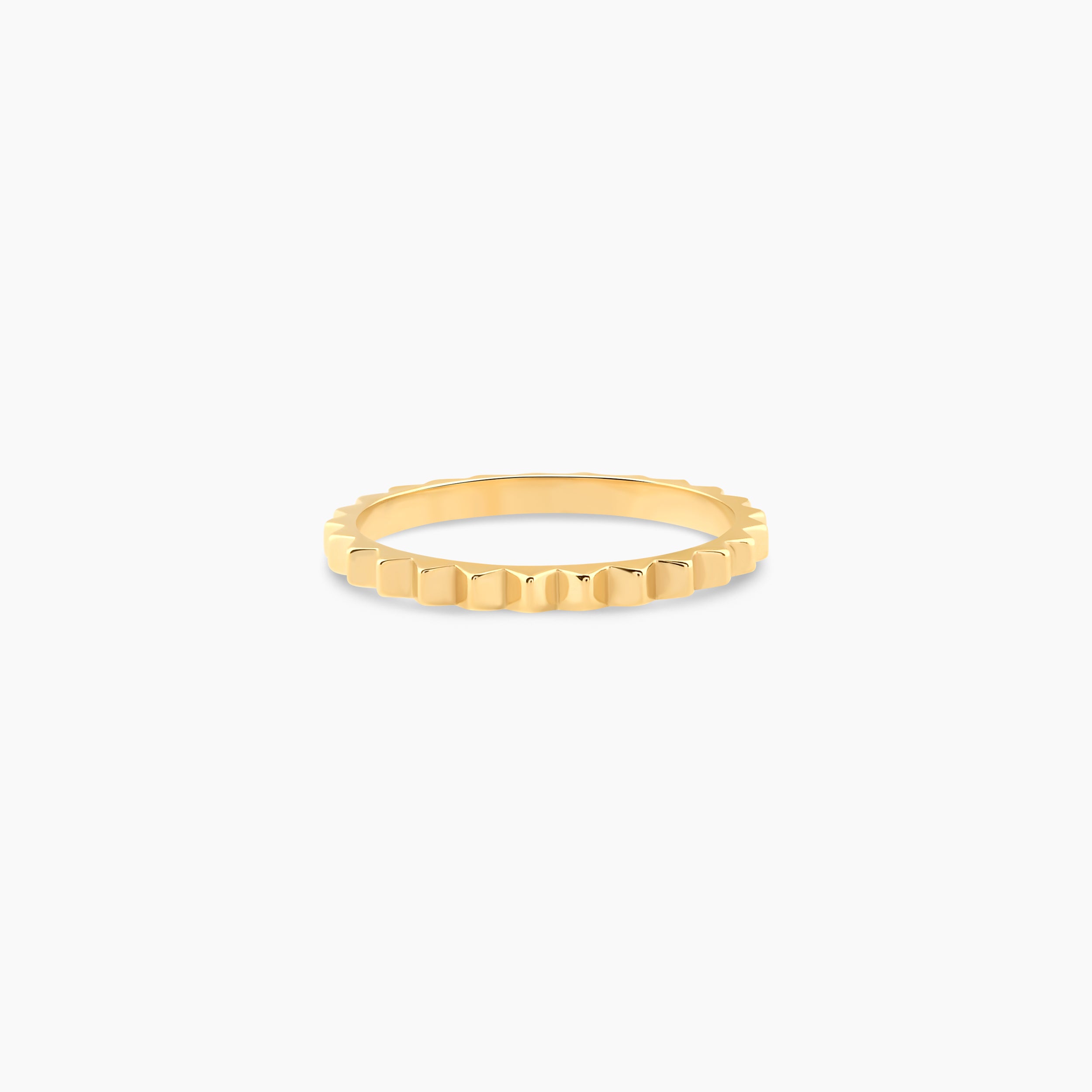 Fluted Ring - Ribbed Texture Band