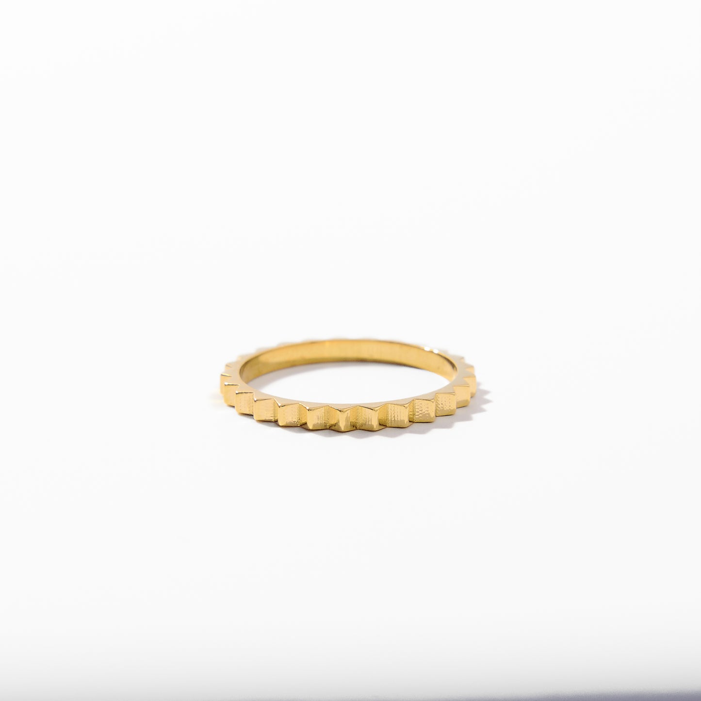 Fluted Ring - Ribbed Texture Band