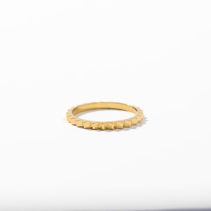 Fluted Ring - Ribbed Texture Band