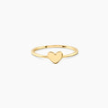 Puffed Heart Stacking Ring