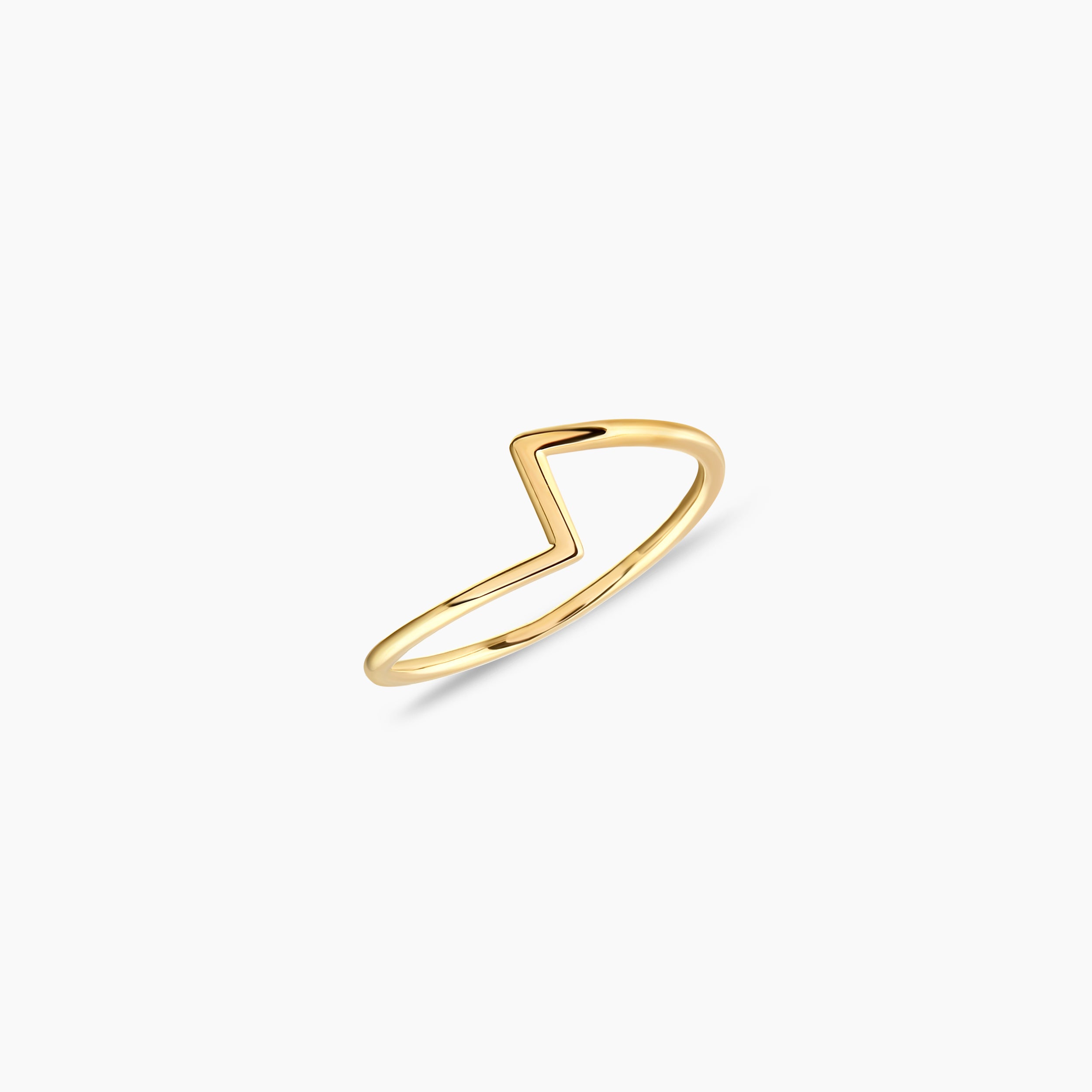 Lightning Ring - Zig Zag Stacking Ring