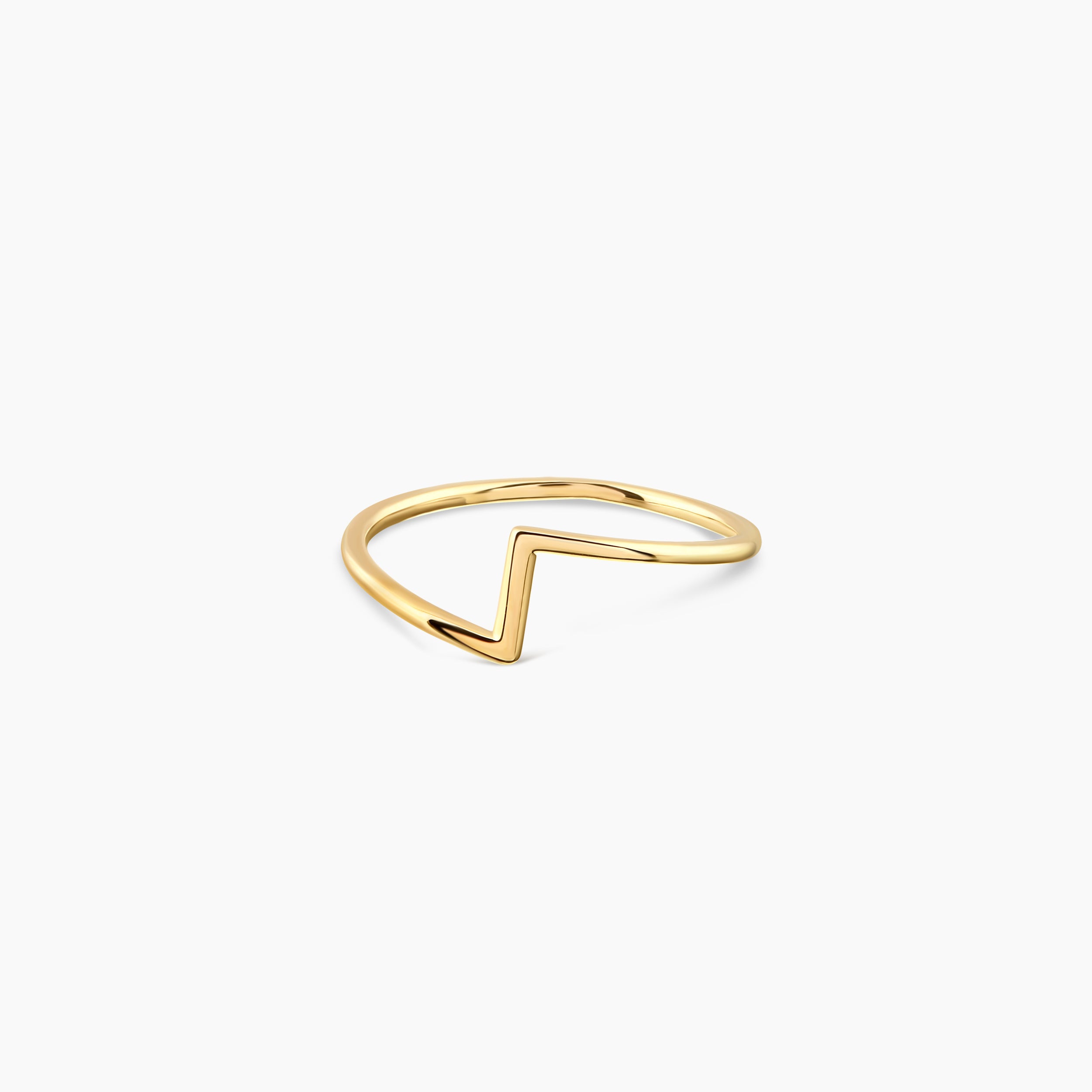 Lightning Ring - Zig Zag Stacking Ring