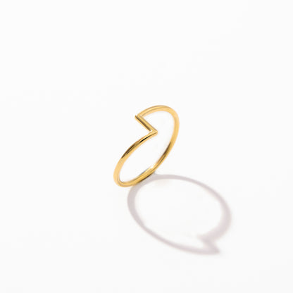 Lightning Ring - Zig Zag Stacking Ring