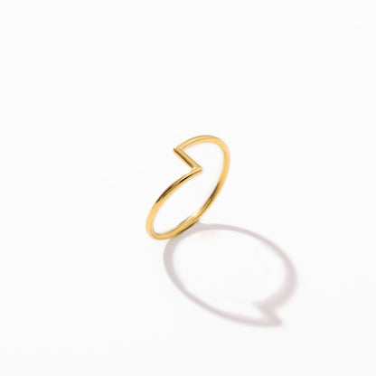 Lightning Ring - Zig Zag Stacking Ring