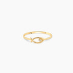 Diamond Fish Ring
