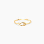 Diamond Fish Ring