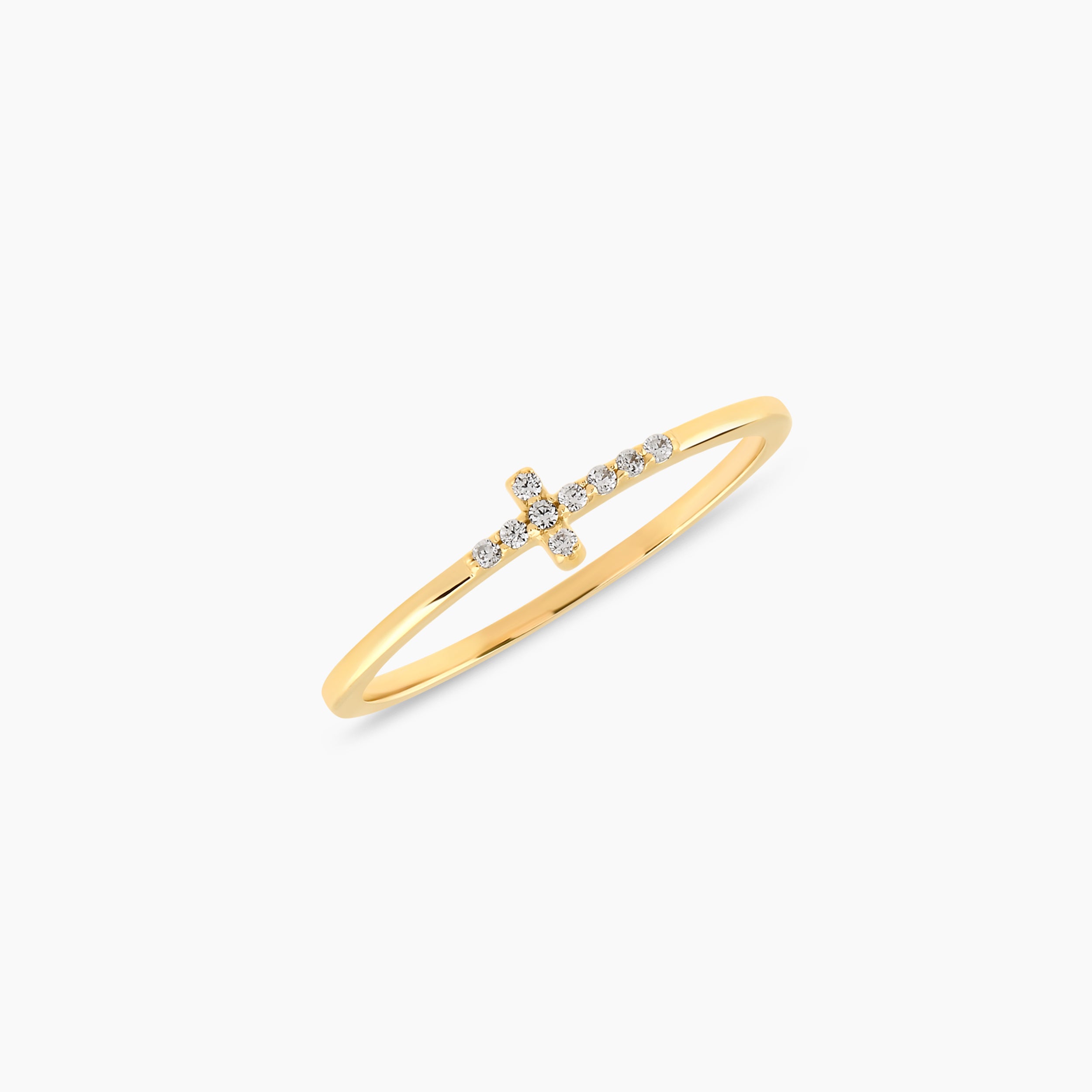 Diamond Cross Ring