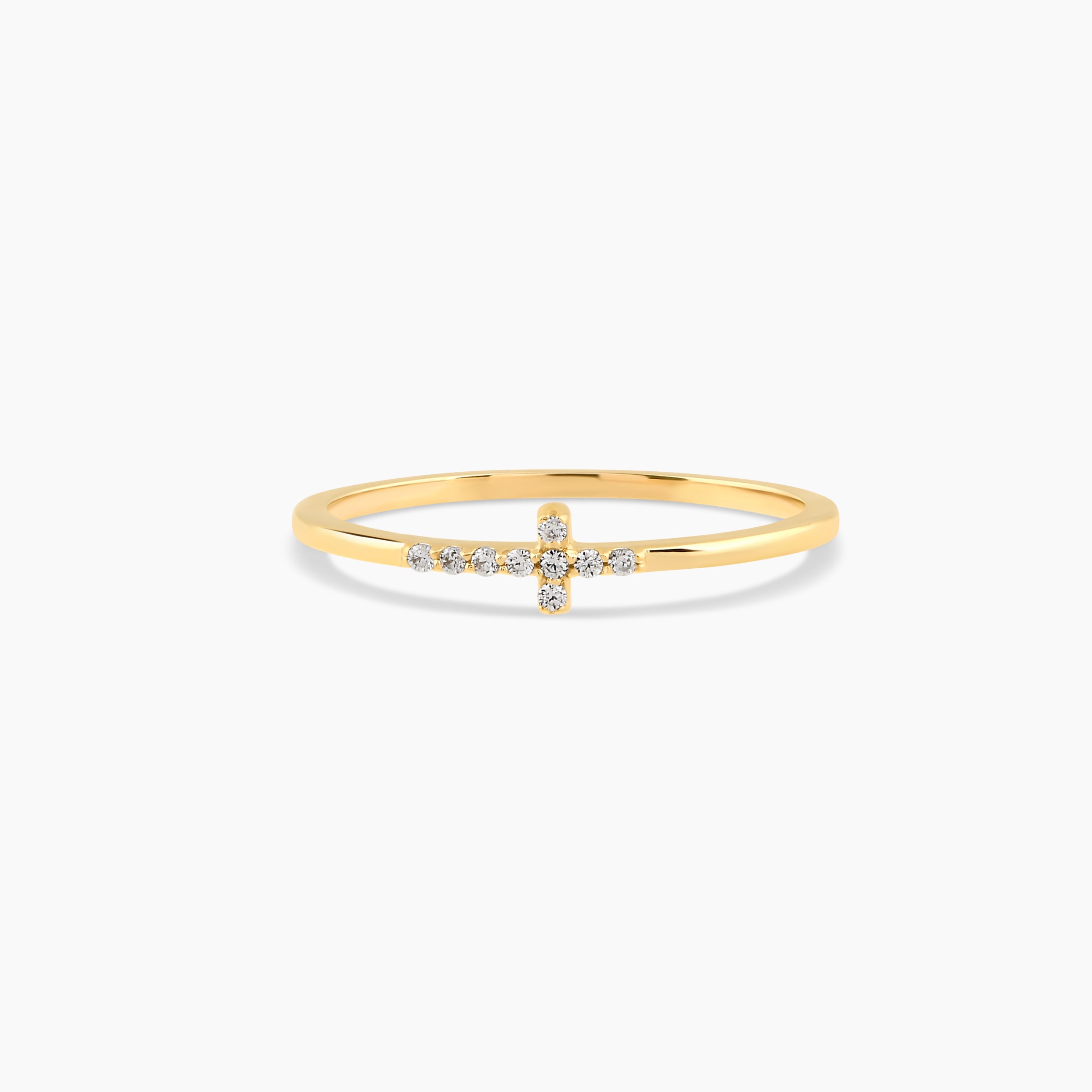 Diamond Cross Ring