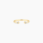 Dainty Diamond Open Ring