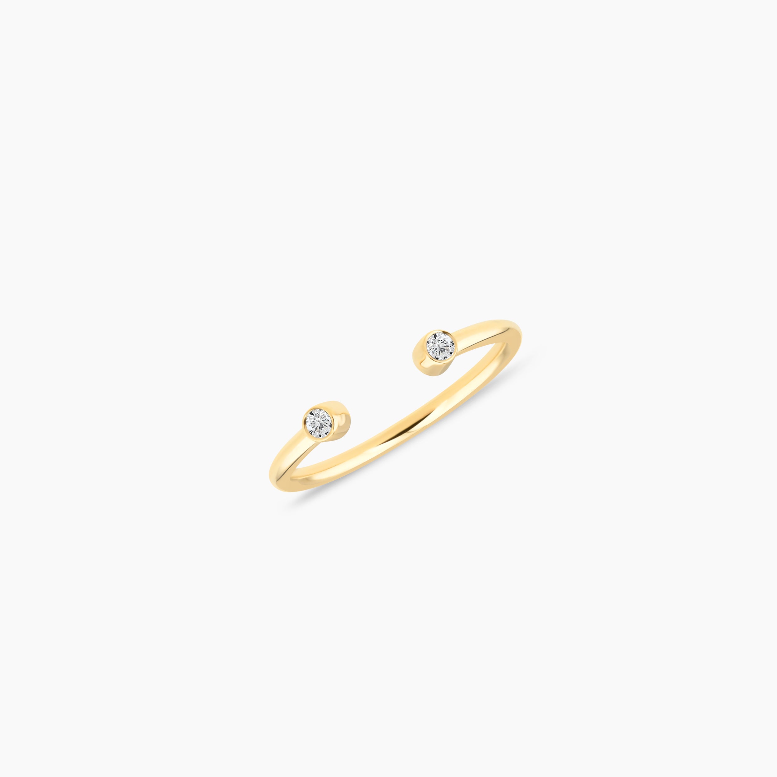 Dainty Diamond Open Ring