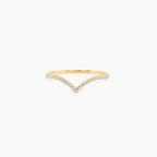 Diamond Chevron Ring