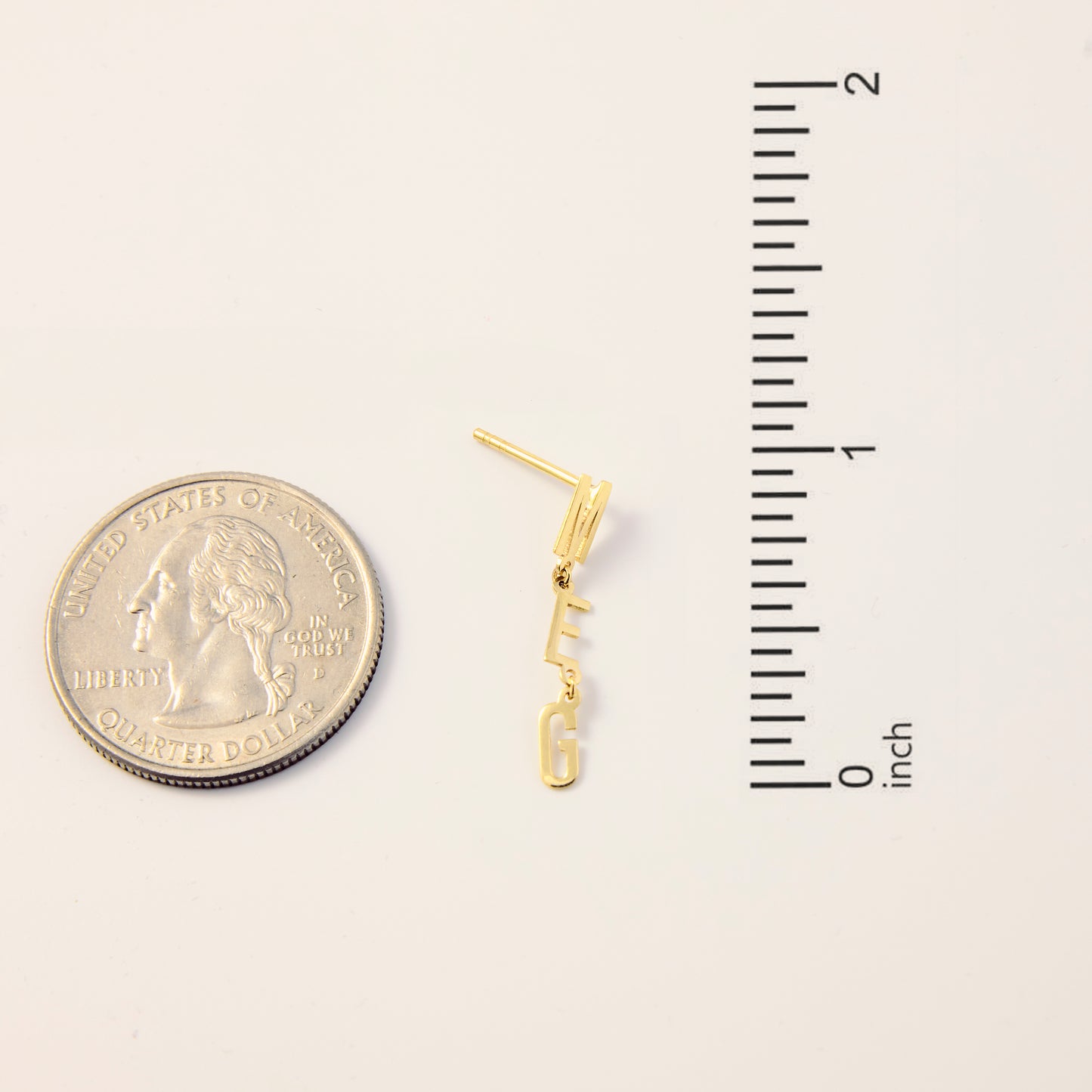 Name Dangle Drop Earrings