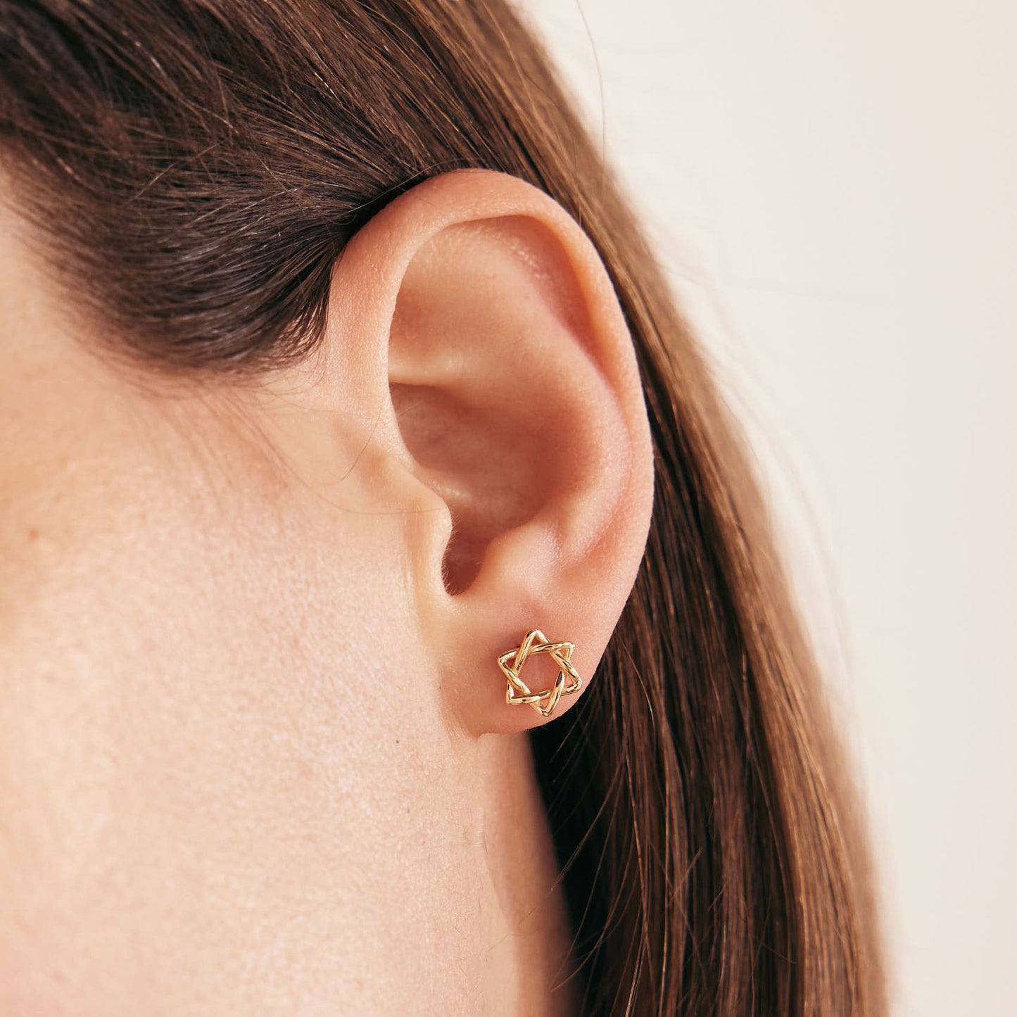 Star of David Stud Earrings