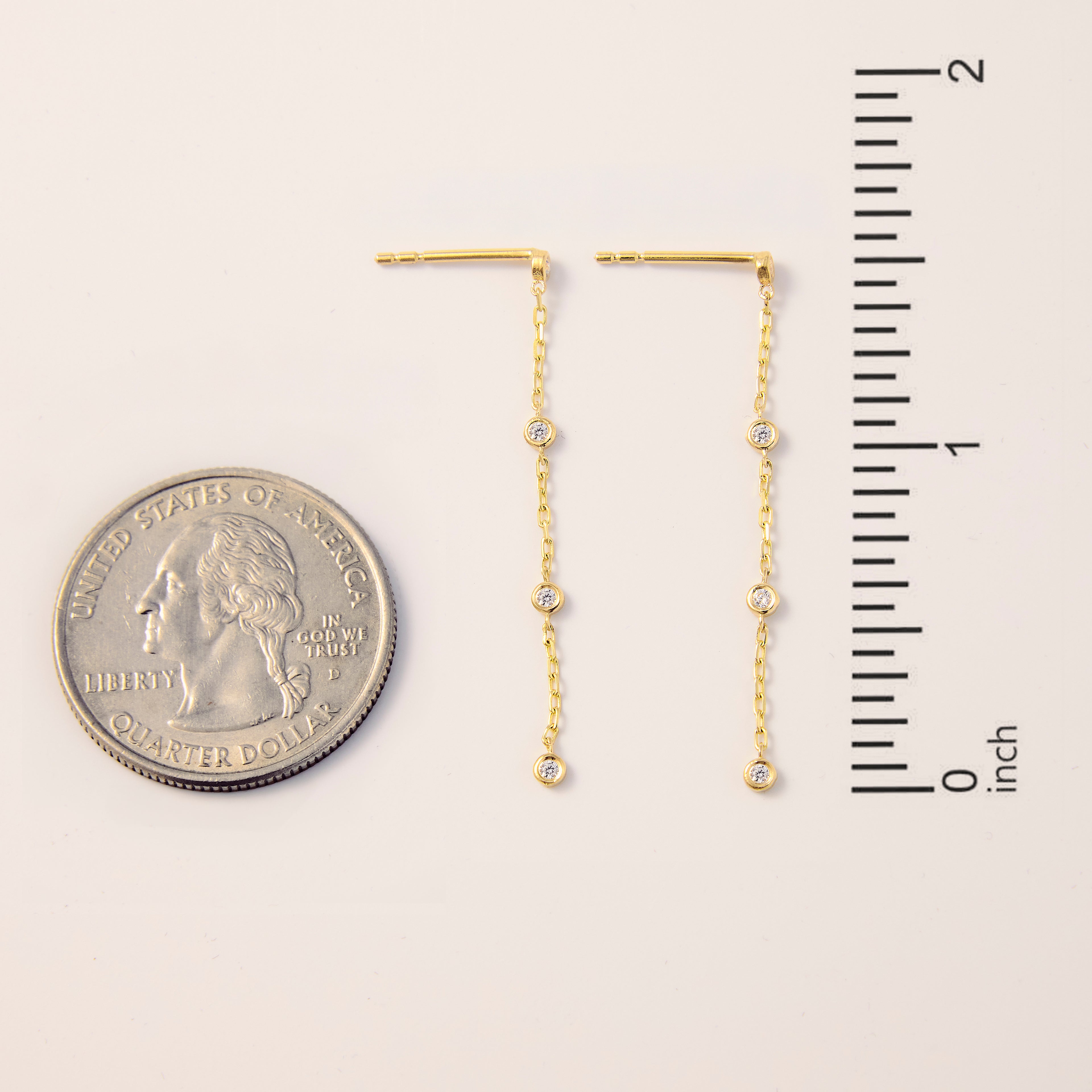 Diamonds by the Yard Drop Earrings