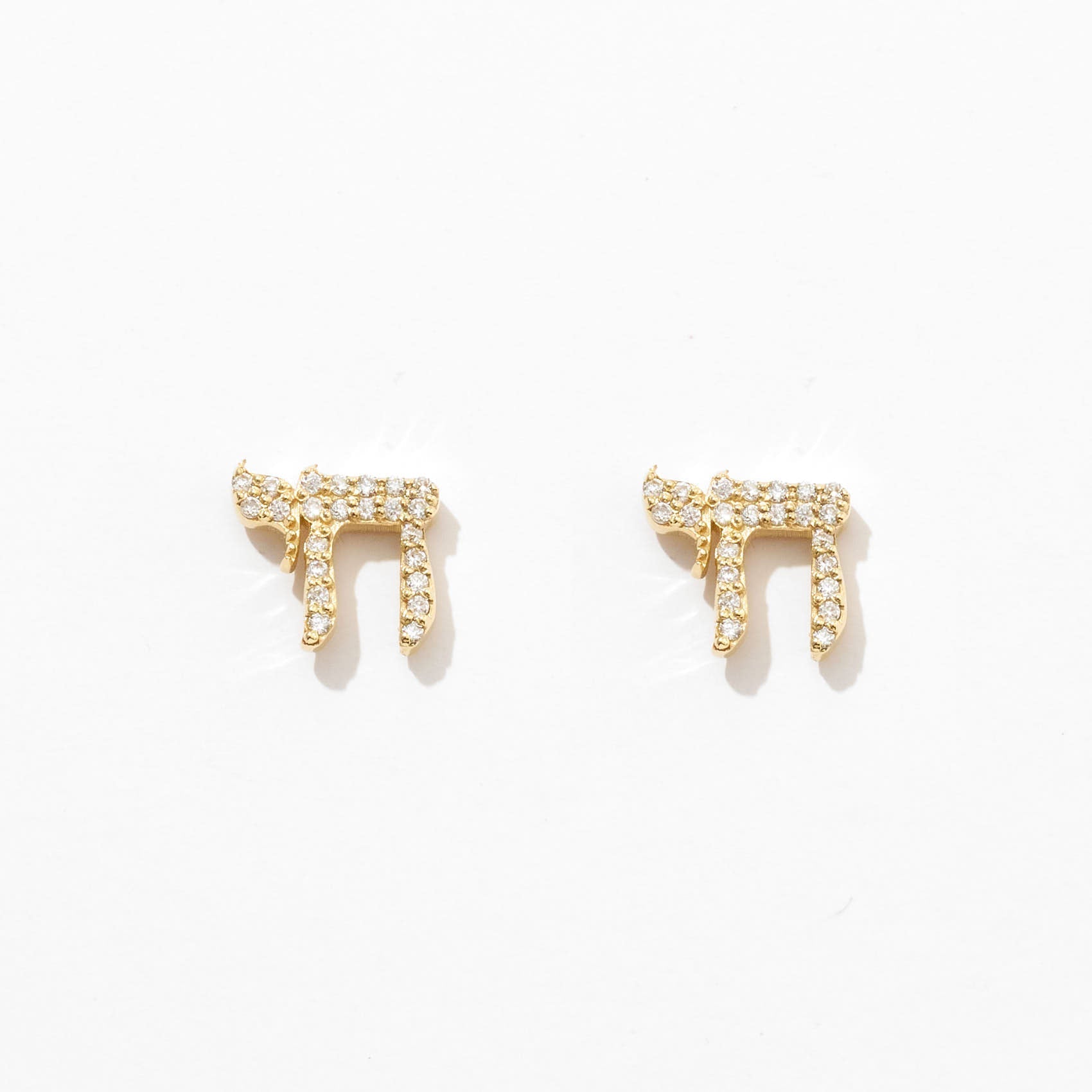 Diamond Chai Earrings