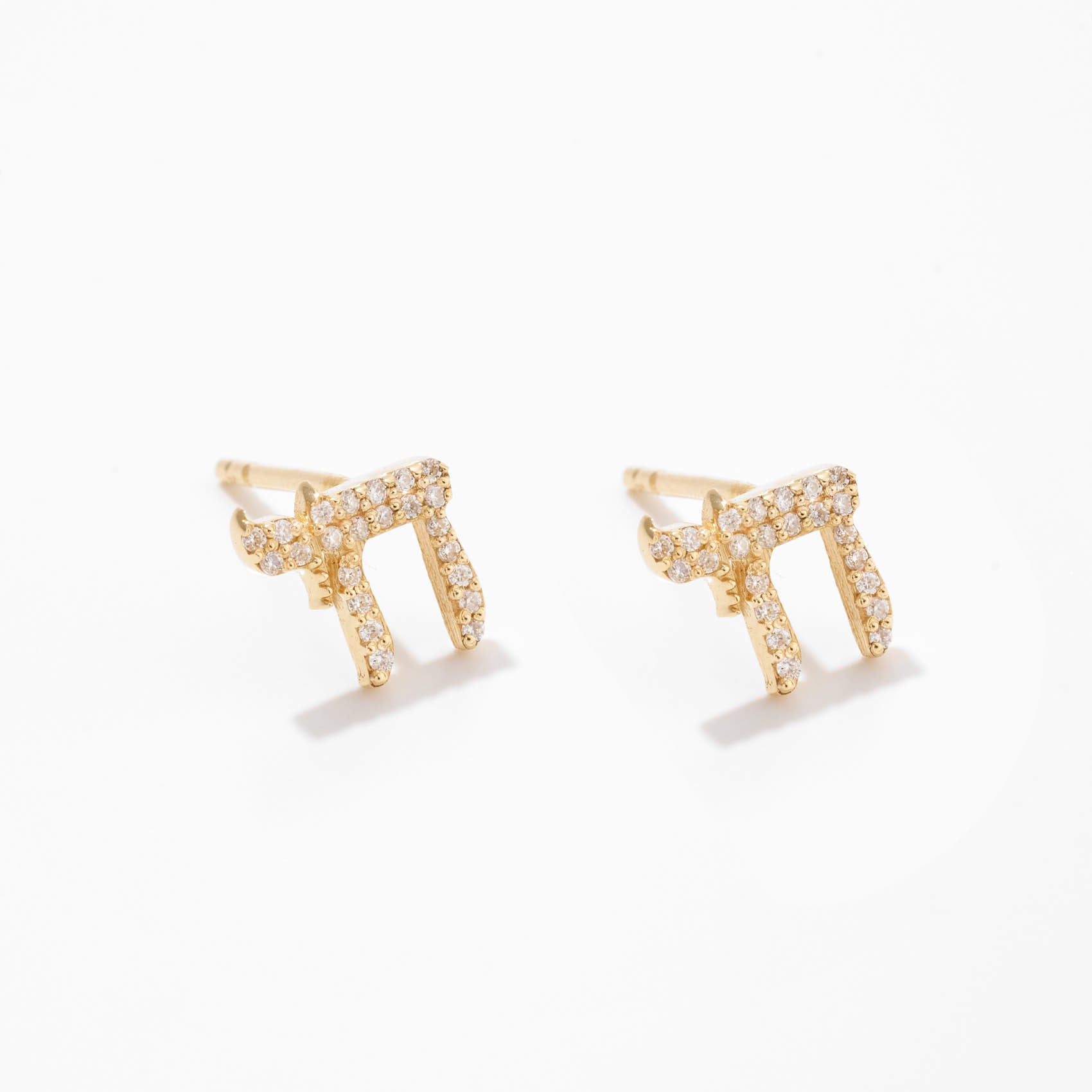 Diamond Chai Earrings