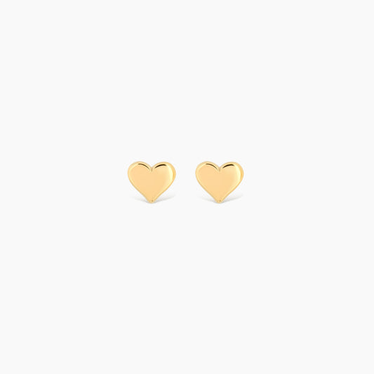 Tiny Heart Stud Earrings