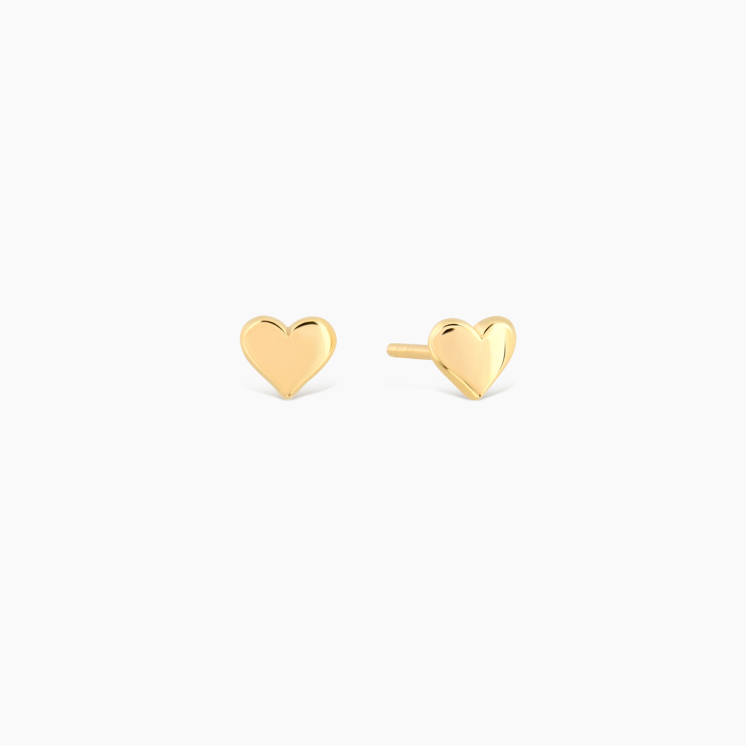 Tiny Heart Stud Earrings