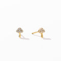 Diamond Mushroom Stud Earrings