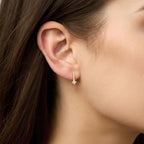 Diamond Star Drop Earrings