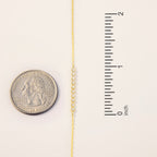 Bezel-Set Diamond Bar Bracelet