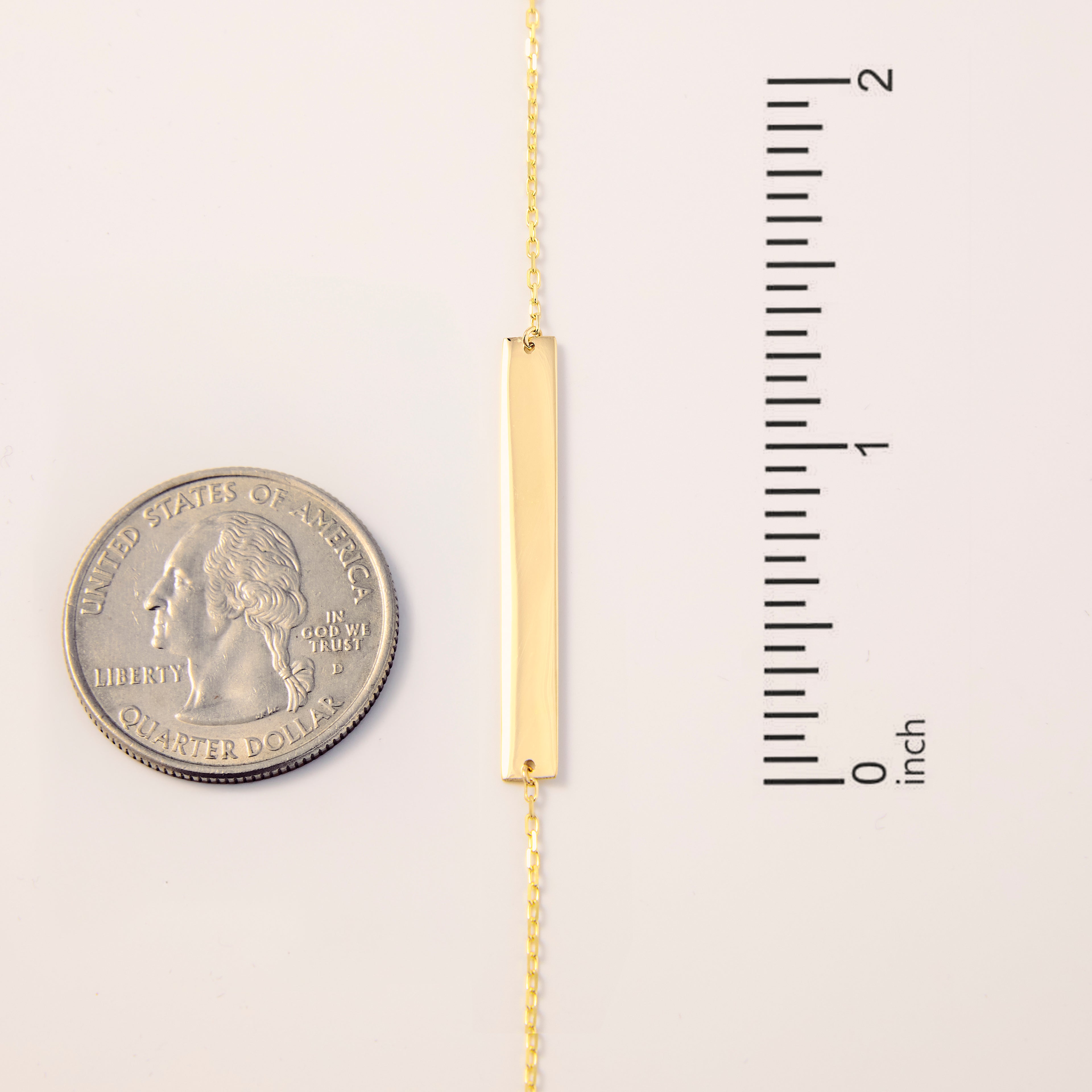 Custom Engraved Bar Bracelet