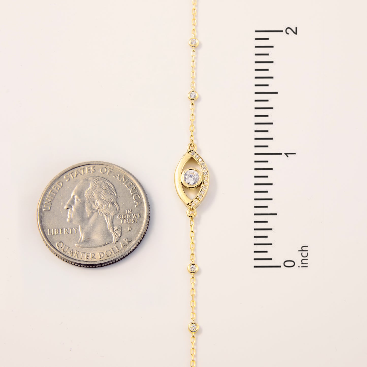 Evil Eye Station Bracelet