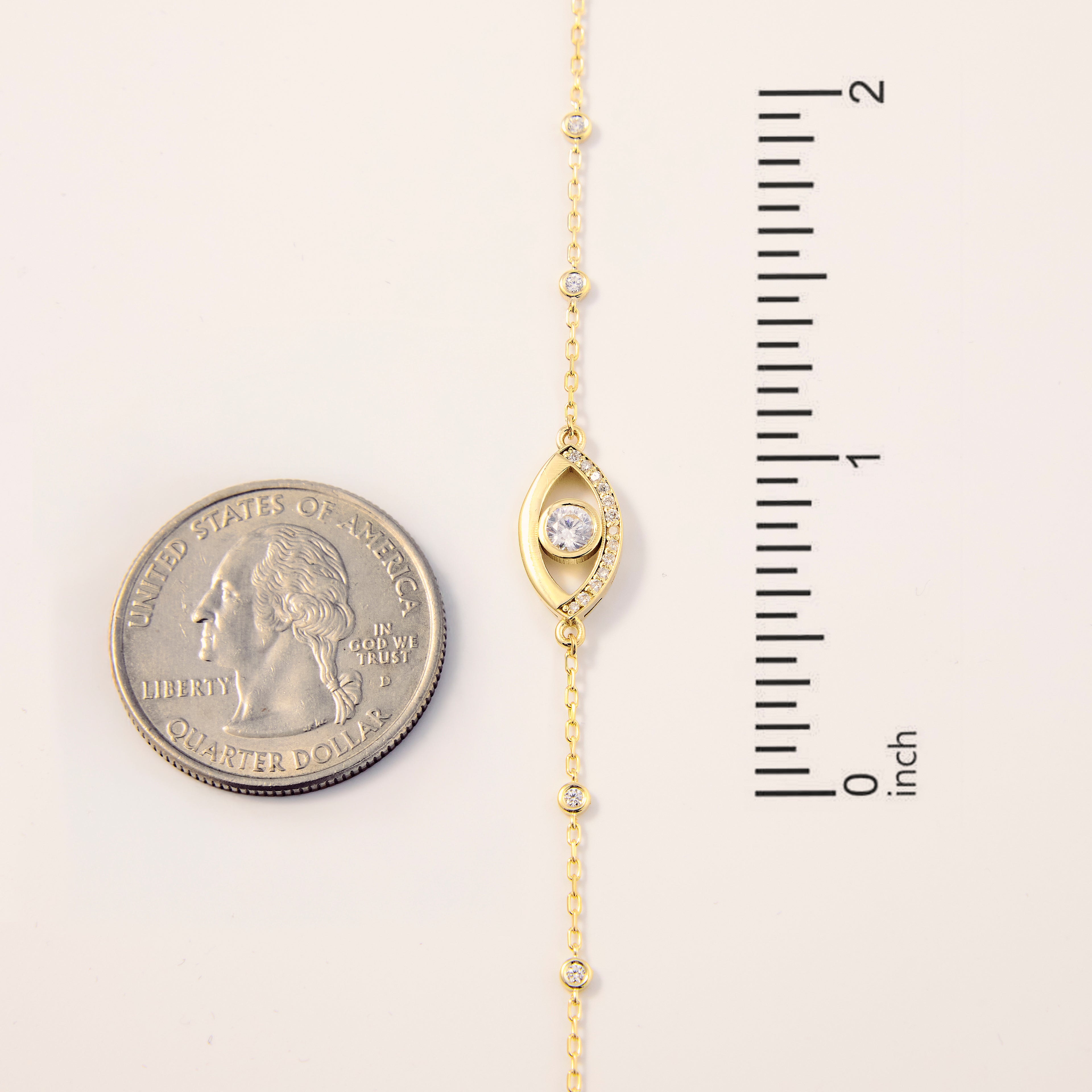 Evil Eye Station Bracelet