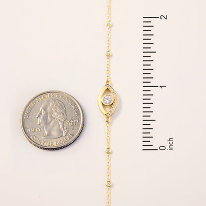 Evil Eye Station Bracelet