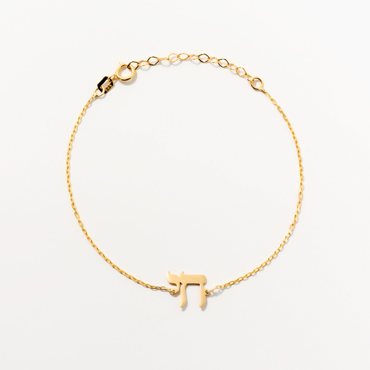 Hebrew Chai Bracelet