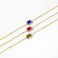 Baguette Birthstone Bracelet