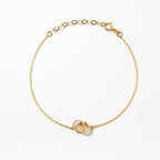 Interlocking Circle Diamond Bracelet