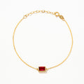 Baguette Birthstone Bracelet
