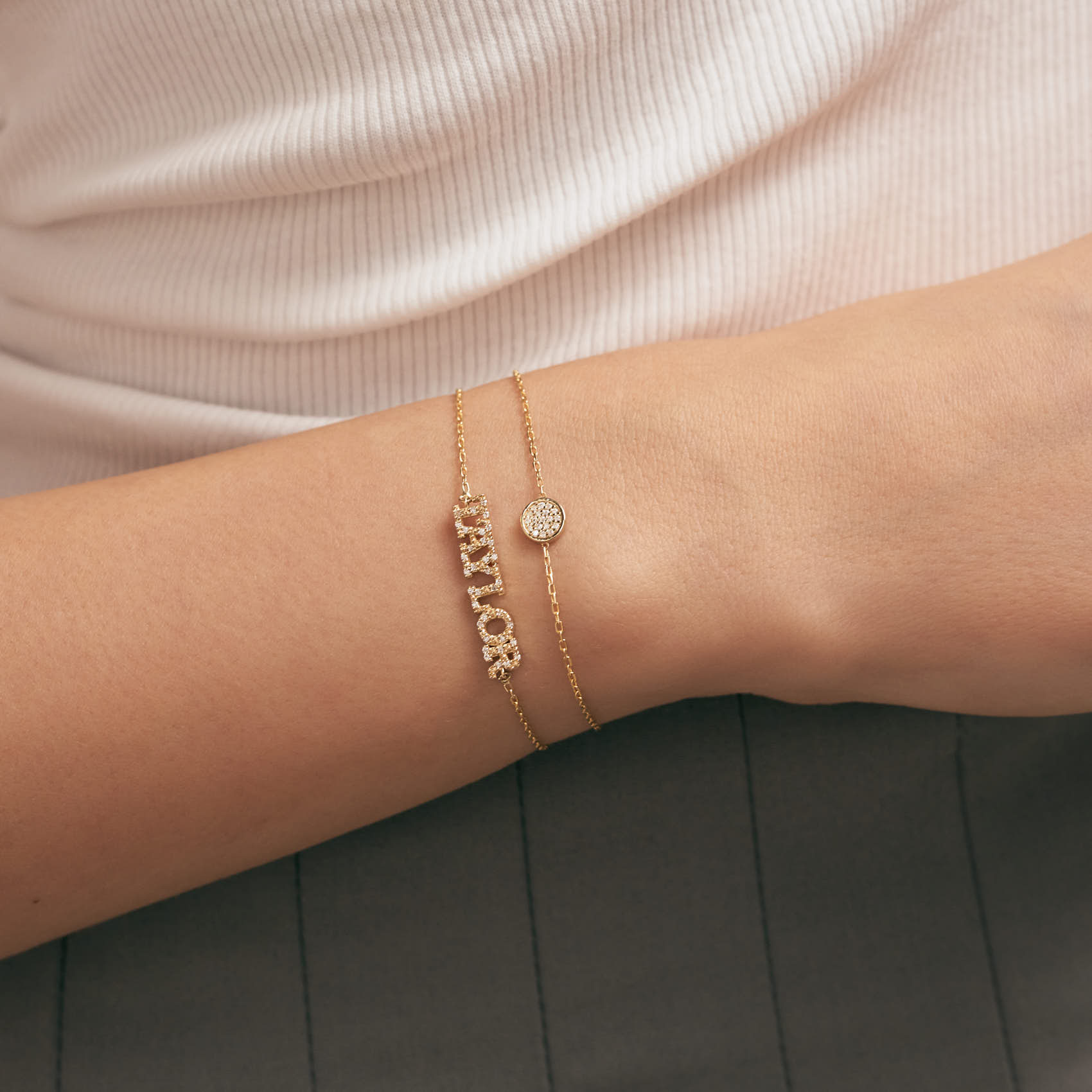 Diamond Name Bracelet