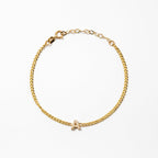 Diamond Initial Bracelet