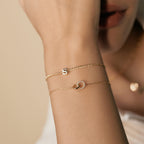 Initial Curb Chain Bracelet