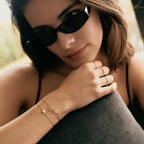 Initial Curb Chain Bracelet