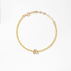Initial Curb Chain Bracelet
