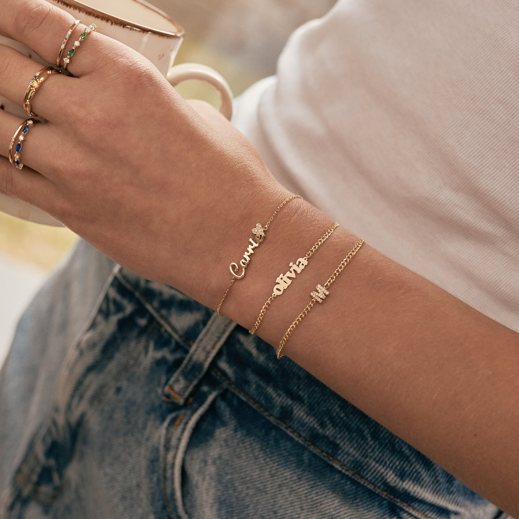 Personalized Mini Name Bracelet