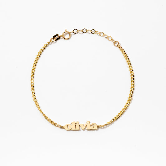 Personalized Mini Name Bracelet