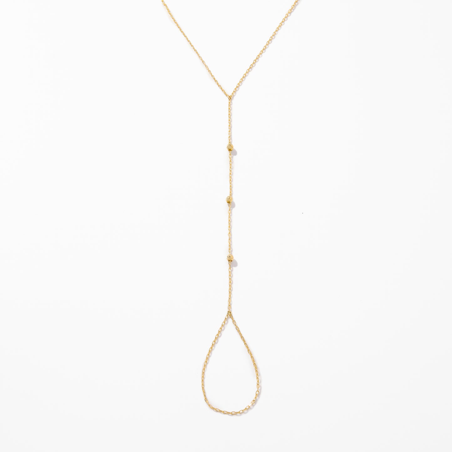 Beaded Hand Chain Bracelet