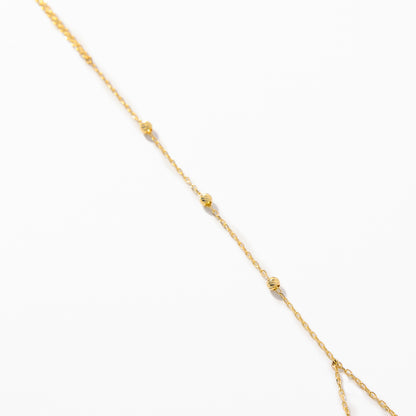 Beaded Hand Chain Bracelet