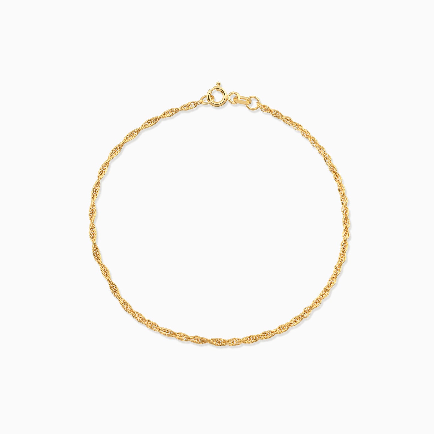 Dainty Twisted Rope Chain Bracelet