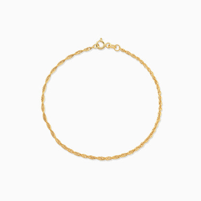 Dainty Twisted Rope Chain Bracelet